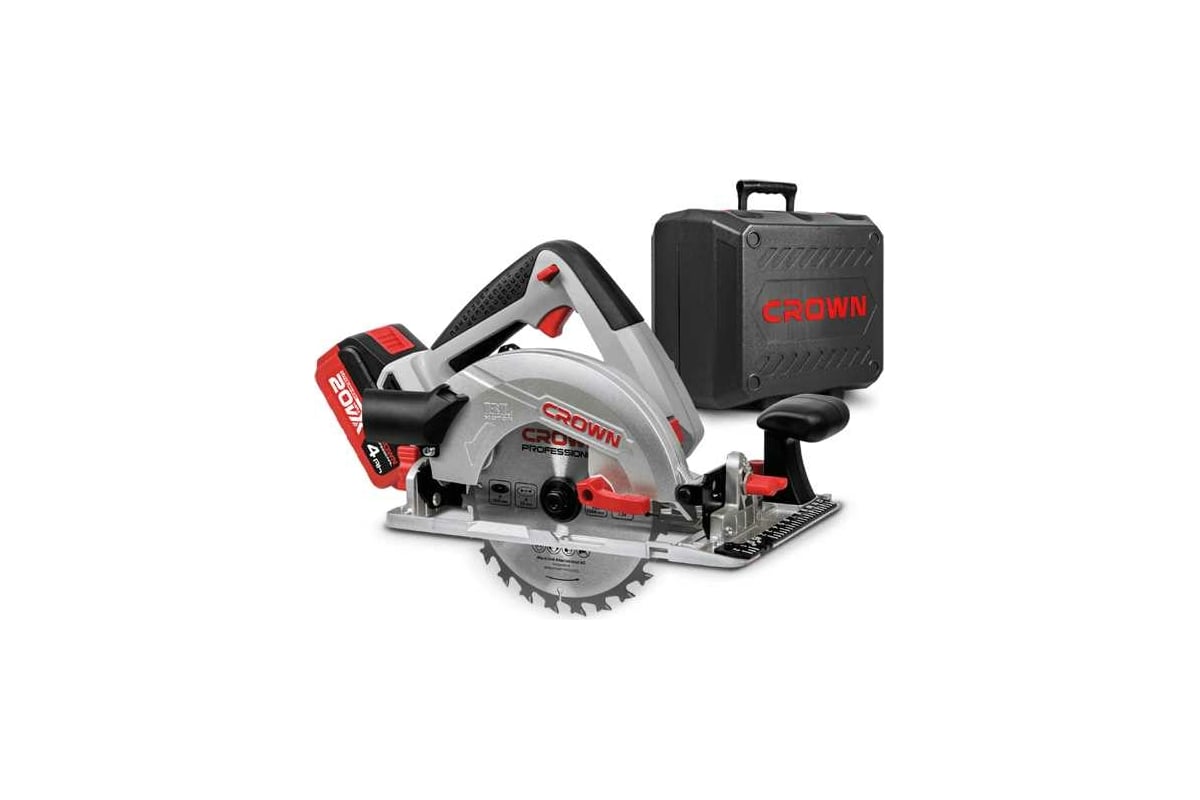 Аккумуляторная дисковая пила Crown CT25002-165HX-4 BMC