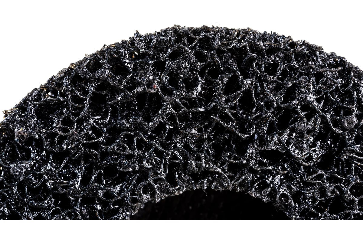 Диск зачистной Clean Strip Black 115х22 мм с фибровой оправкой BlackFox 12535