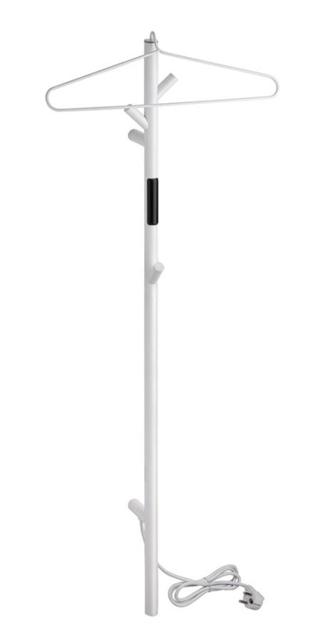 Полотенцесушитель электрический Bemeta 704151014 30W 103x1180 стойка, белый матовый