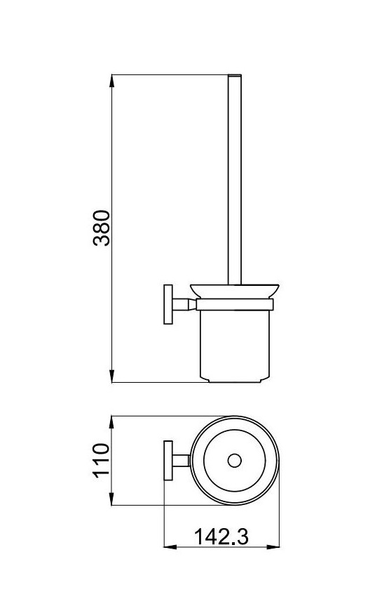 Ершик Allen Brau Priority 6.31008-BN никель