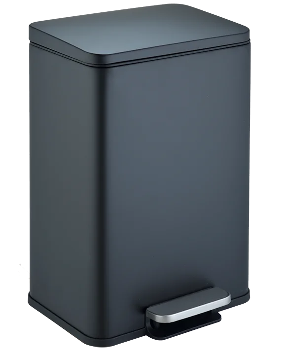 Ведро WeltWasser WW GOLF BL 17L черный матовый 10000013414