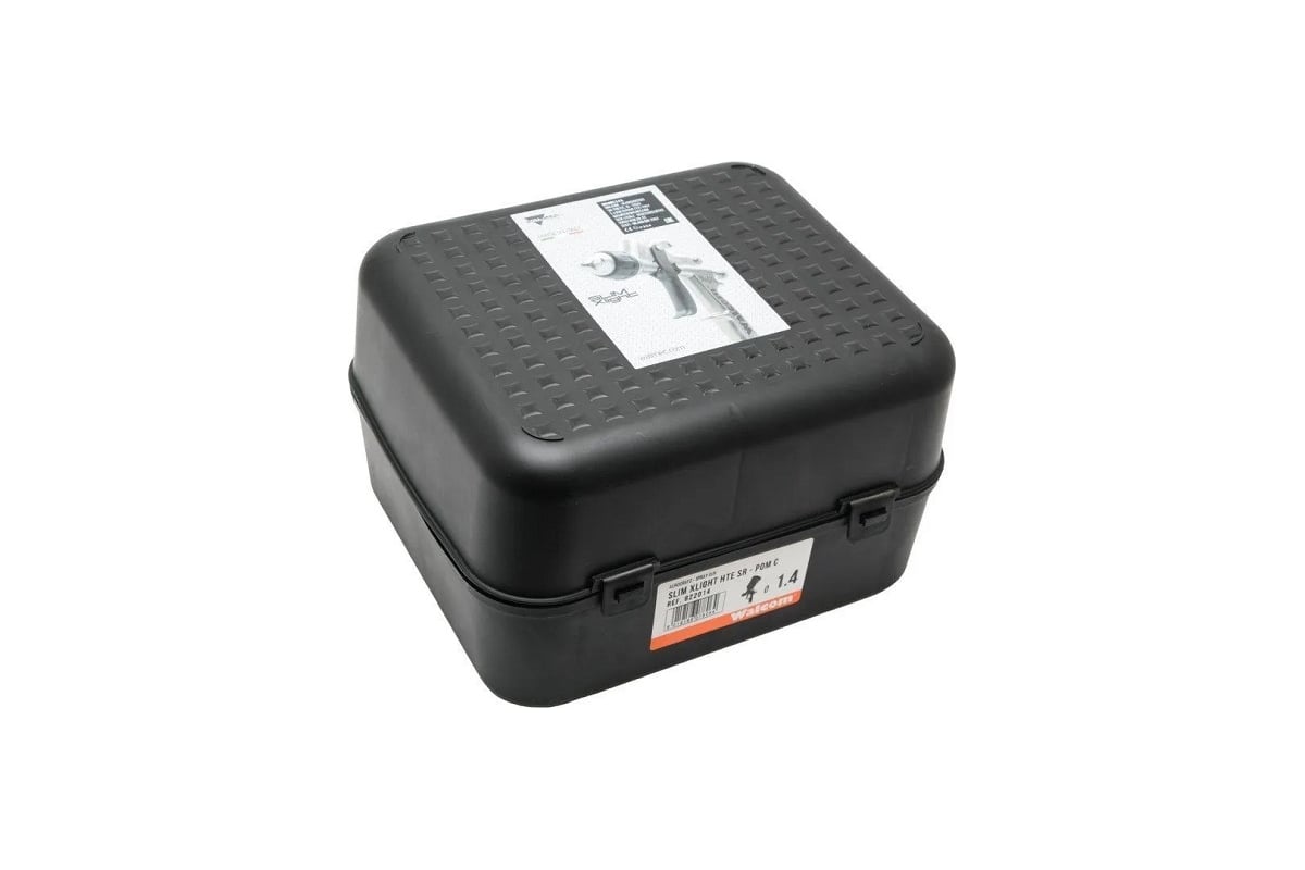 Краскораспылитель Walmec Walcom SLIM S HTE сопло 1.7, верхний бачок пластик 0.68 л 1006817