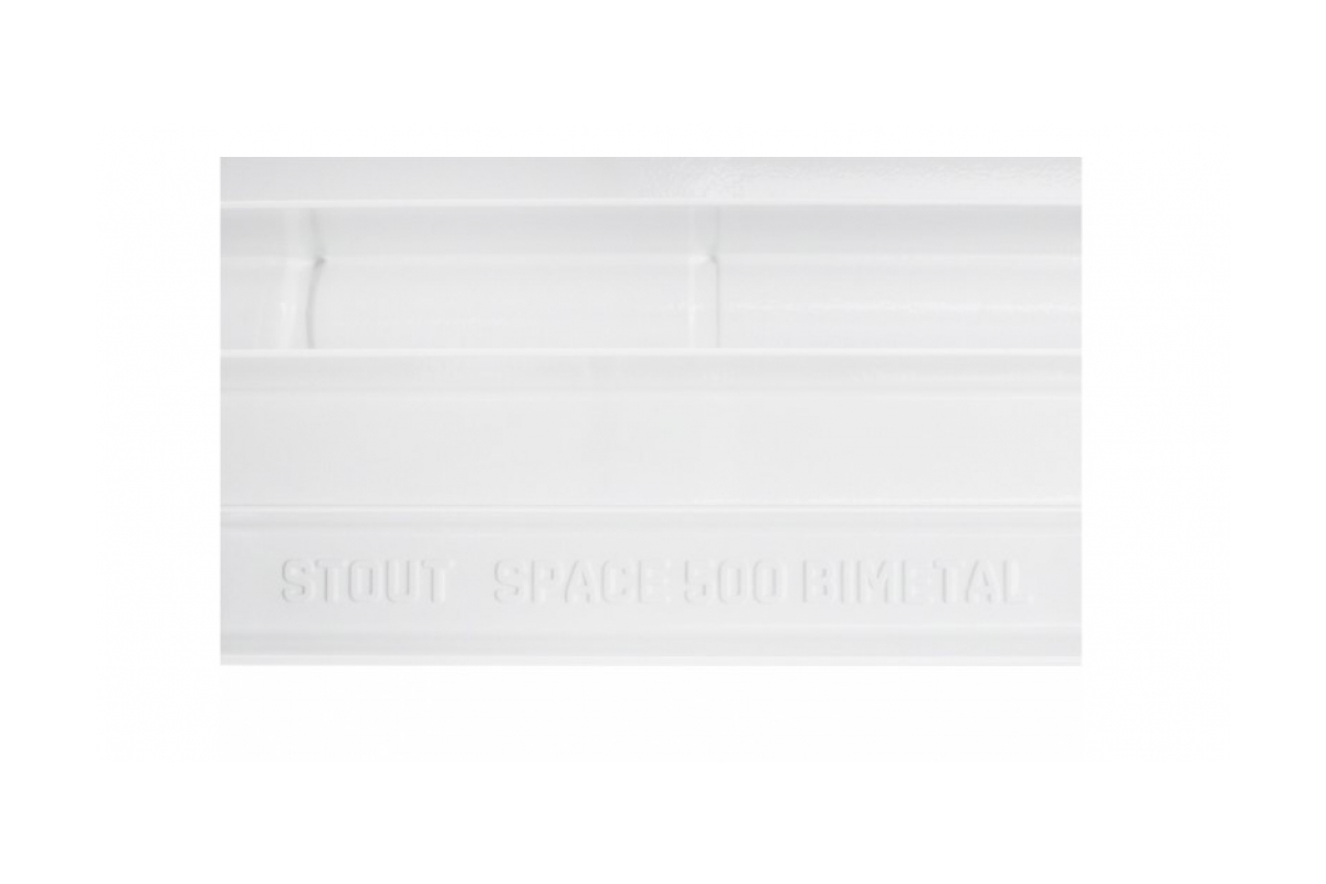 Радиатор STOUT Space 500, 7 секций, биметаллический, нижнее правое подключение SRB-0320-050007 RG008UKOEFB23O