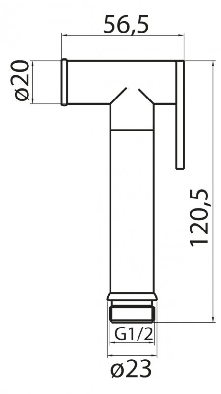 Гигиенический душ Cezares CZR-ID2-01 хром