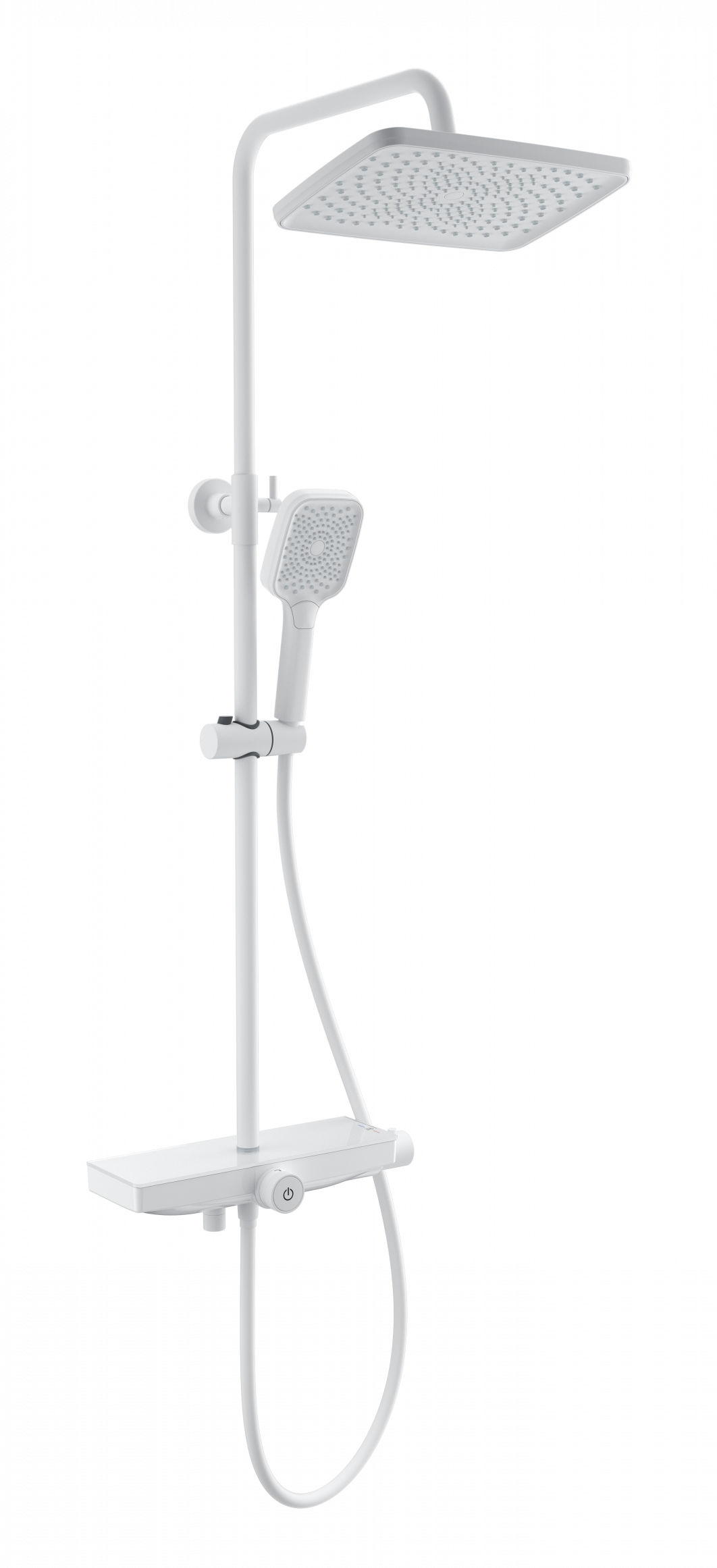 Душевая стойка Wonzon&Woghand ThermoKlick WW-B3098-A-MW термостат, белый матовый