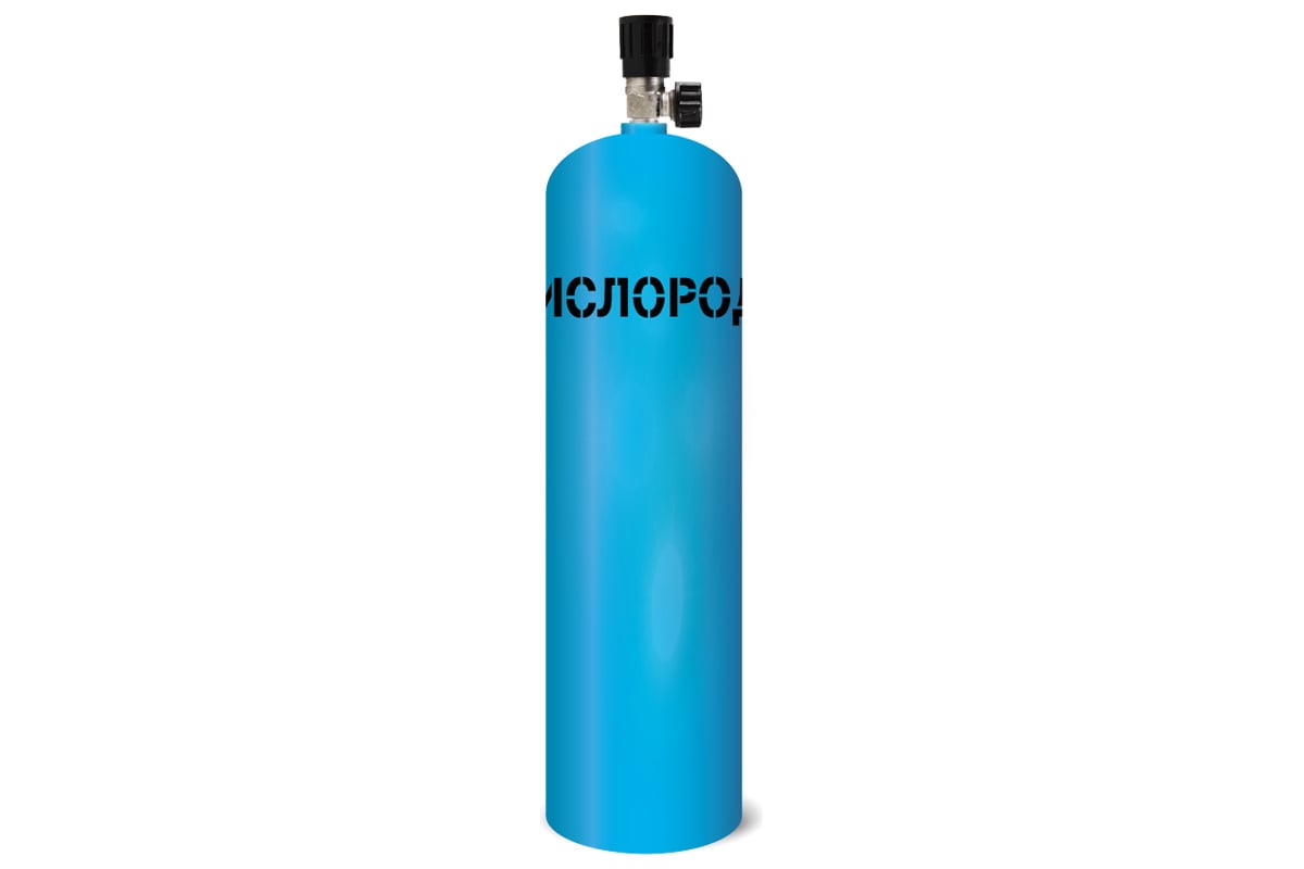 Баллон кислородный (2 л; 200 атм; вентиль ВКМ-95) ПНТЗ 00-00000481