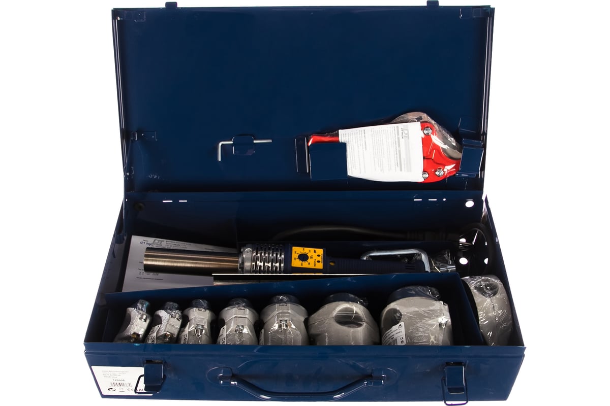Комплект для сварки полипропиленовых труб DYTRON PROFI P-4a 650 W, blue 2367