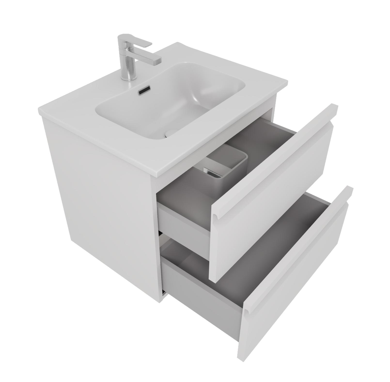 Тумба с раковиной Aquatek Вега 60 см AQ77060