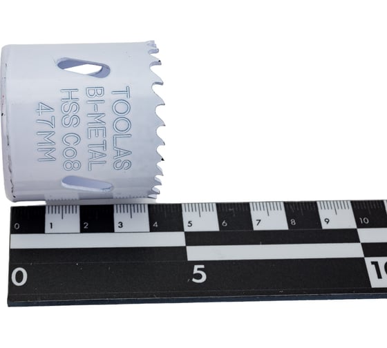 Коронка Bi-Metall 47 мм, М42 Со8% TOOLAS 00007230