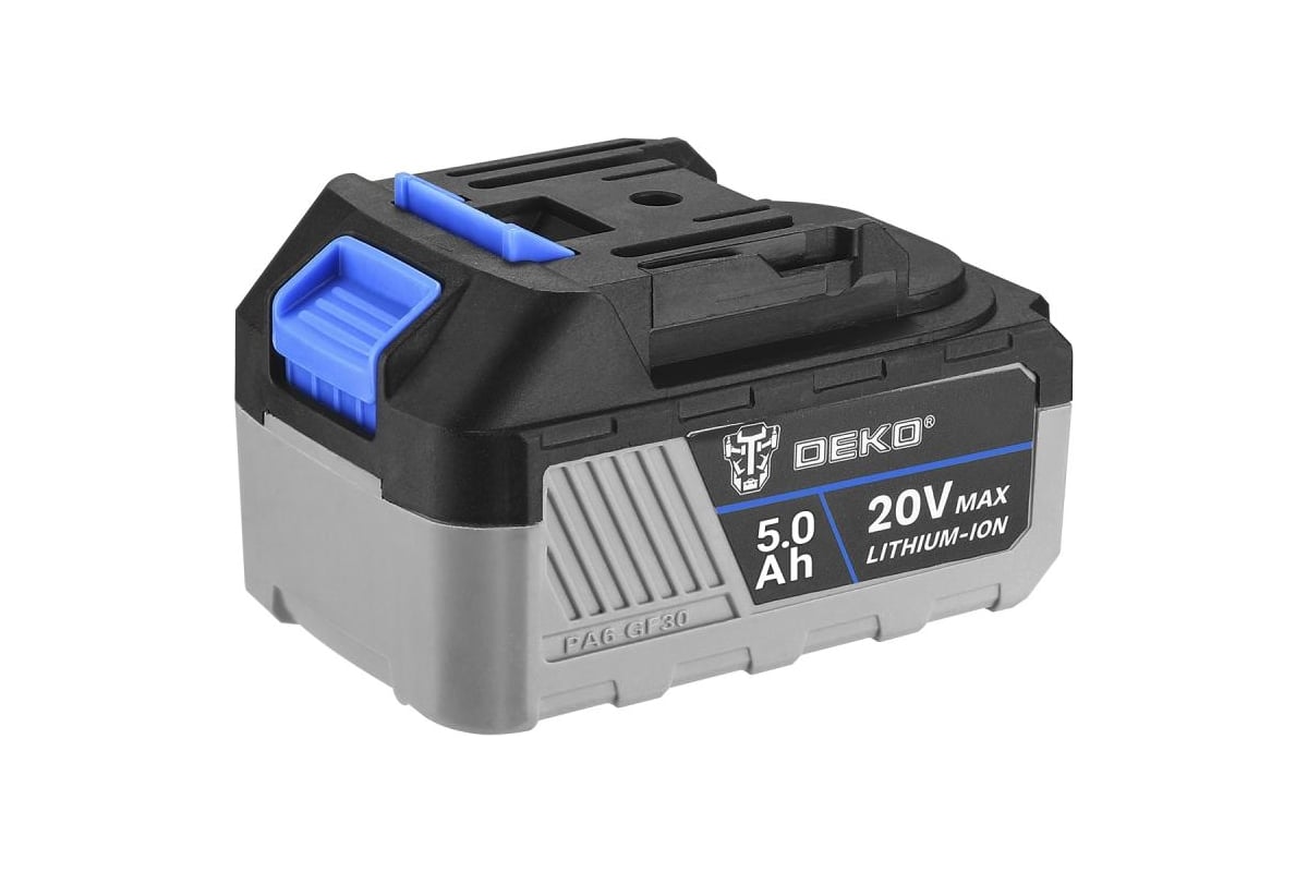 Аккумулятор тип BL1850B Li-ion, 20В, 5 А*ч Deko 063-4358