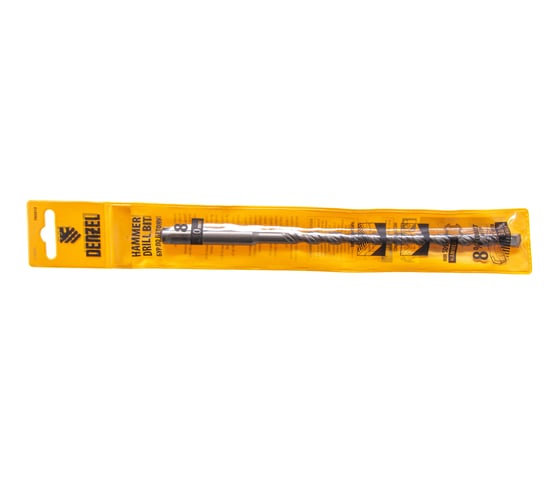 Бур по бетону, двойная спираль, Cobalt W-tip (8x210 мм; SDS PLUS) Denzel 705013