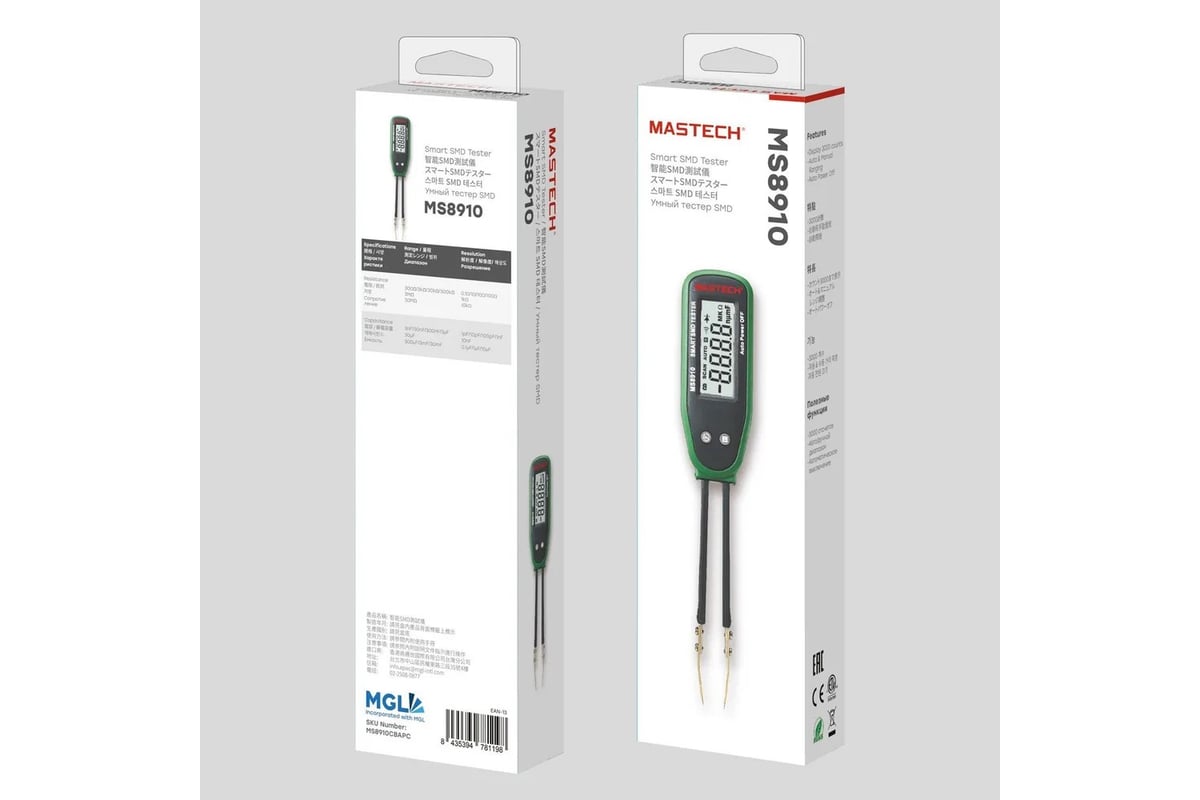 Тестер Mastech MS8910 SMD компонентов M129