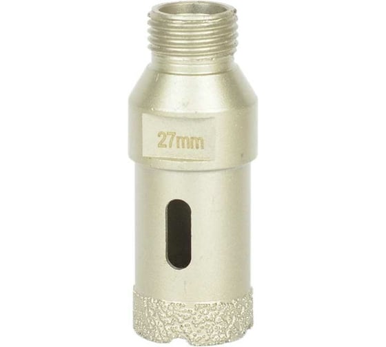 Коронка алмазная, вакуумное спекание (27х40 мм; 1/2"; М14) TECH-NICK TUK 136.600.7019