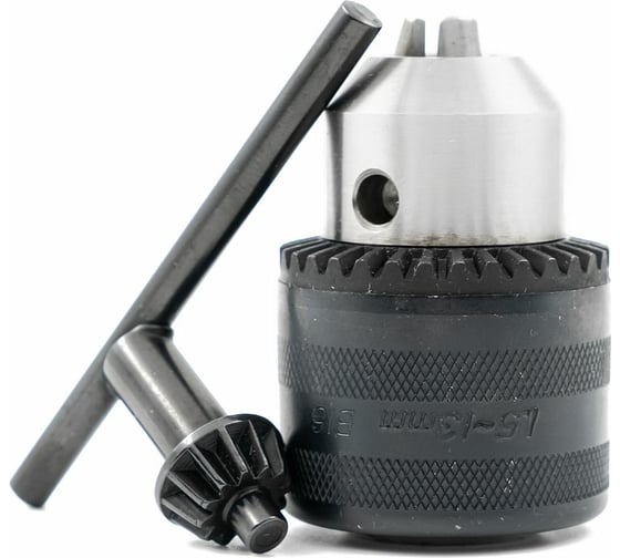 Патрон сверлильный трехкулачковый с ключом 1-13 мм, конус B16 Bohre КБ010992