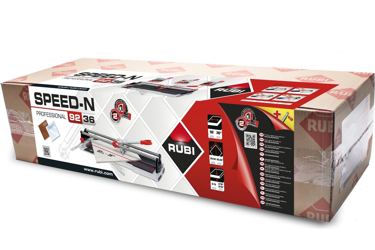 Ручной плиткорез RUBI SPEED-92 N в кейсе 14987