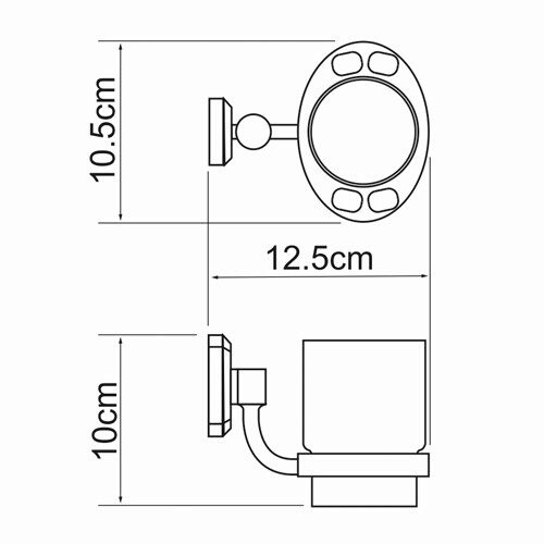 Держатель для стакана WasserKRAFT Oder K-3028