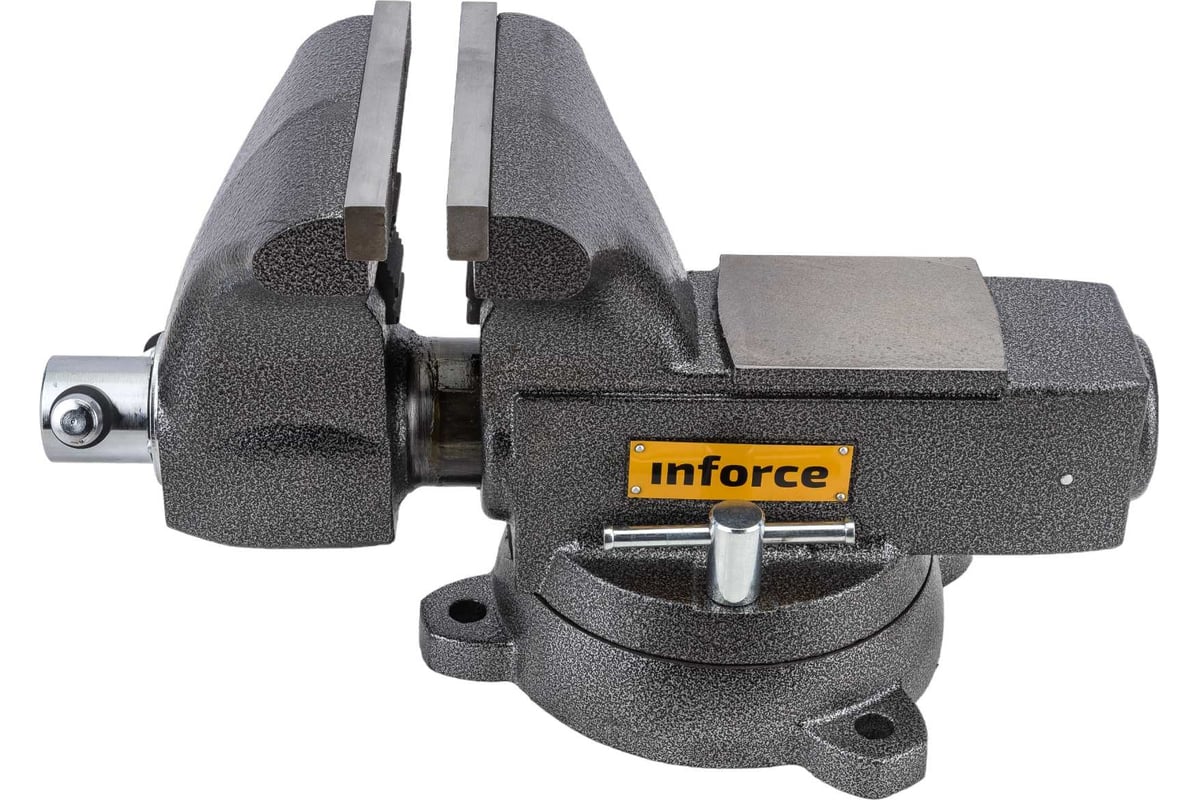 Поворотные слесарные тиски Inforce 200 мм 05-23-12