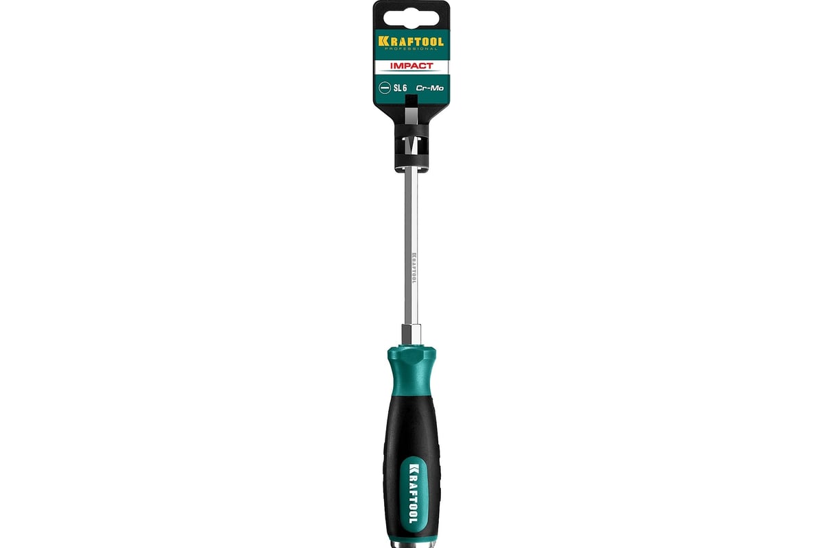 Ударная отвертка Kraftool Impact стержень из CrMo стали, 250033-6