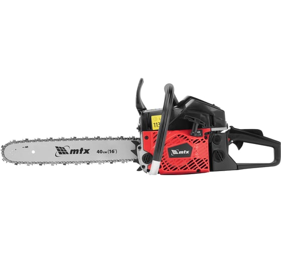 Пила цепная бензиновая MTX MS-4516, шина 40 см, 45 см3, 2,5 л.с., шаг 0,325, паз 1,5 мм 64 зв 95211