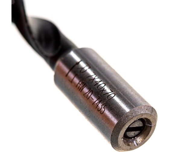 Сверло HW (7x40x70 мм; Z 2; S 10x20 мм; RH) для присадочного станка CMT 375.070.11