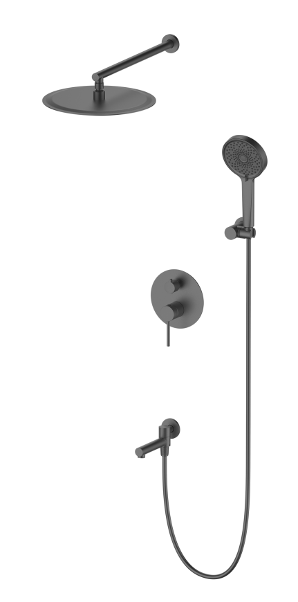Душевой набор Oliveeka Y-Line OL-939017-BGM оружейный металл