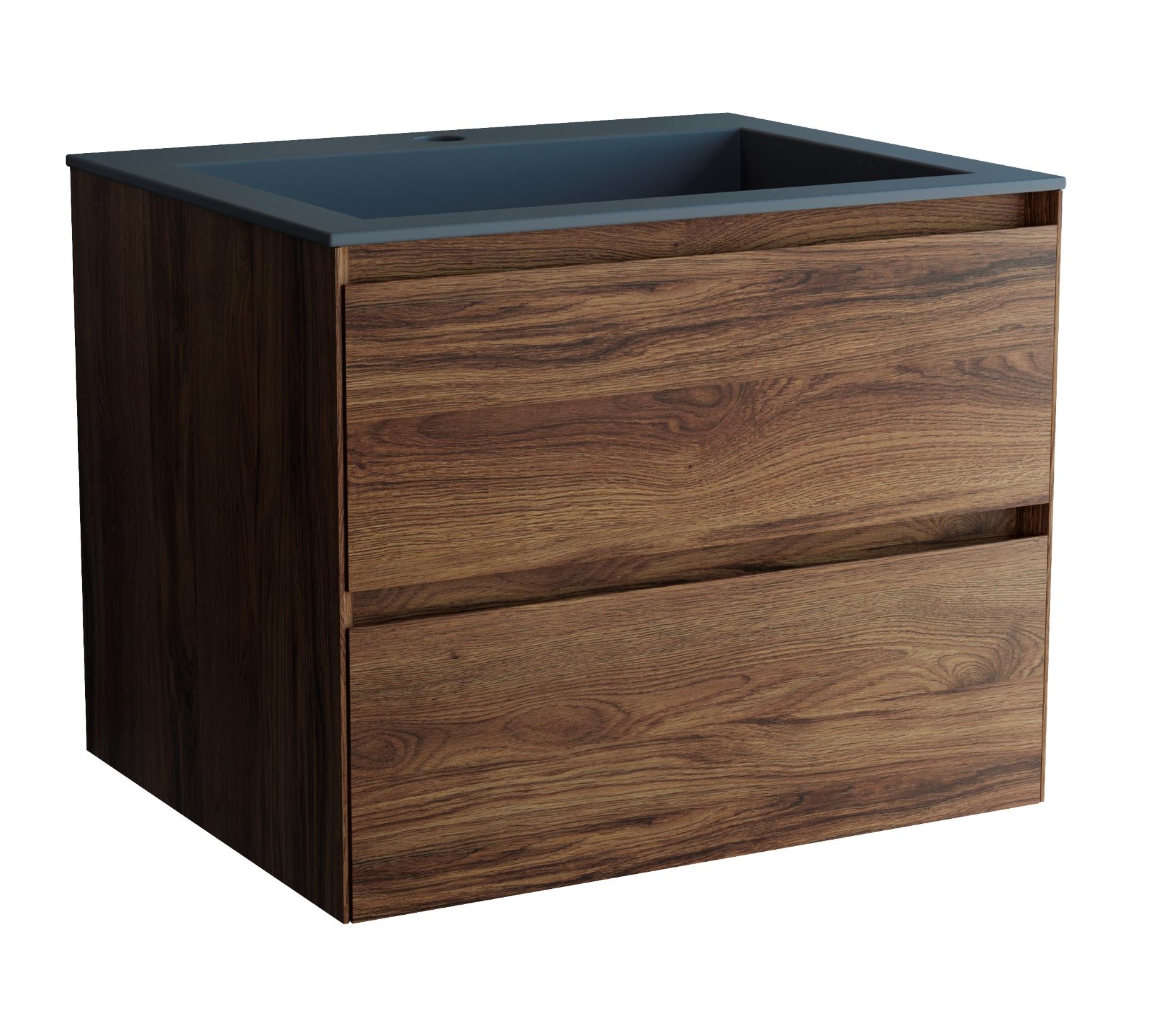 Тумба с раковиной Vincea Luka new 60 см C.Oak