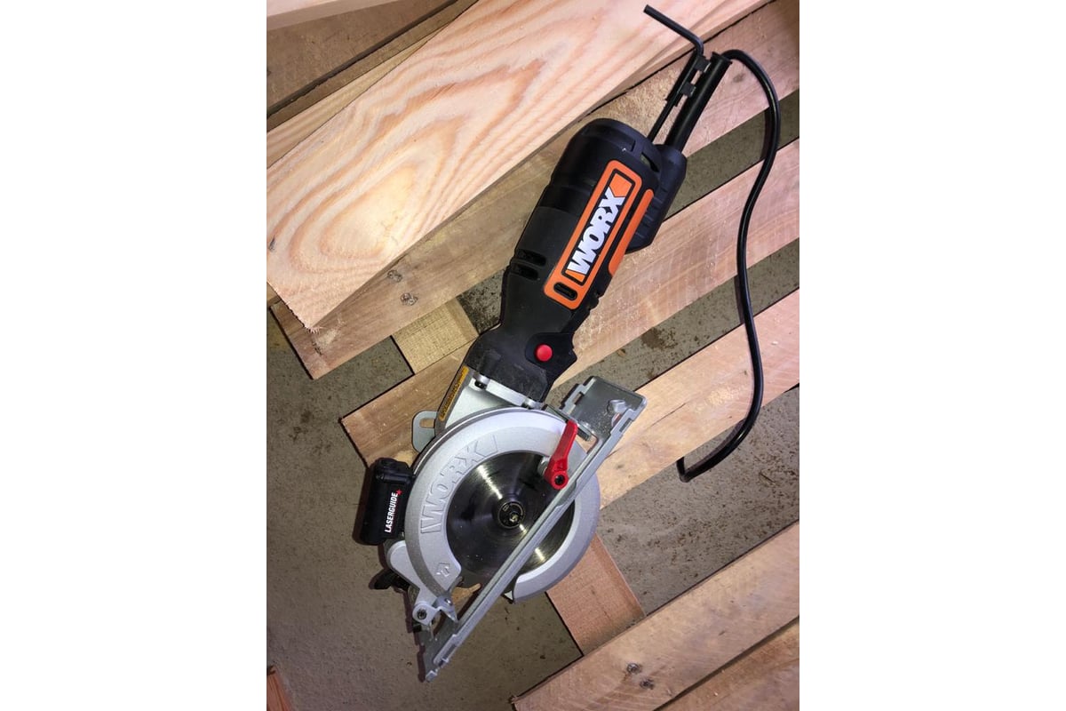 Дисковая электрическая пила Worx 710Вт, 120 мм, кейс, WX427