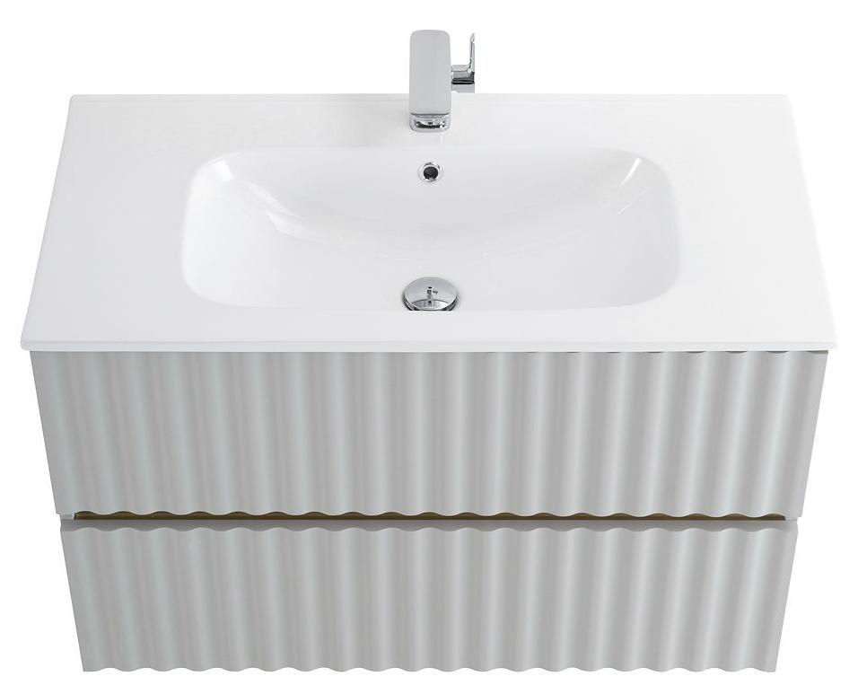 Тумба с раковиной Art&Max Elegant 90 см, LED подсветка