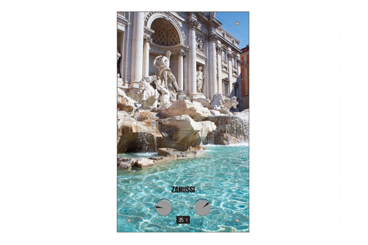 Газовая колонка Zanussi GWH 10 Fonte Glass Trevi