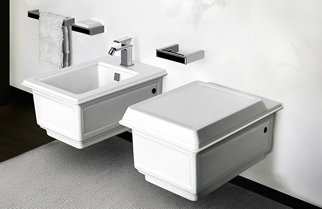 Смеситель для биде Gessi Eleganza 46007#031 с донным клапаном, хром