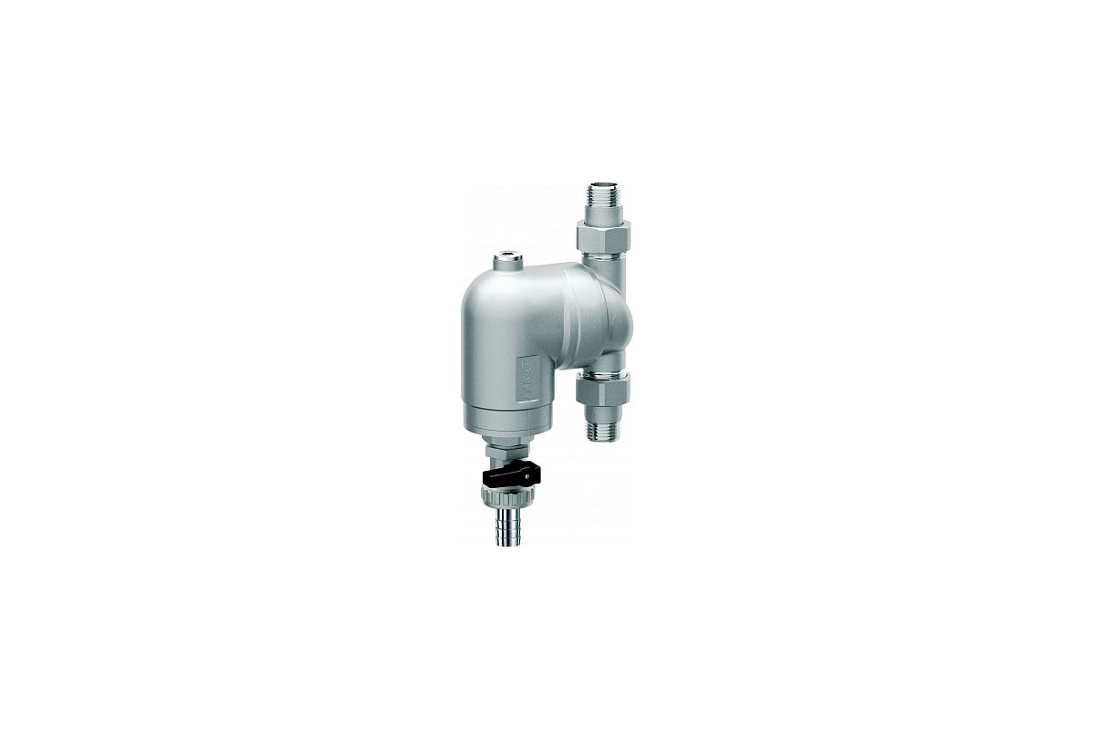 Фильтр FAR 100 мкм, под манометр, Max: 95 C, 25 бар, 1/2" НР FA 39A3 12100