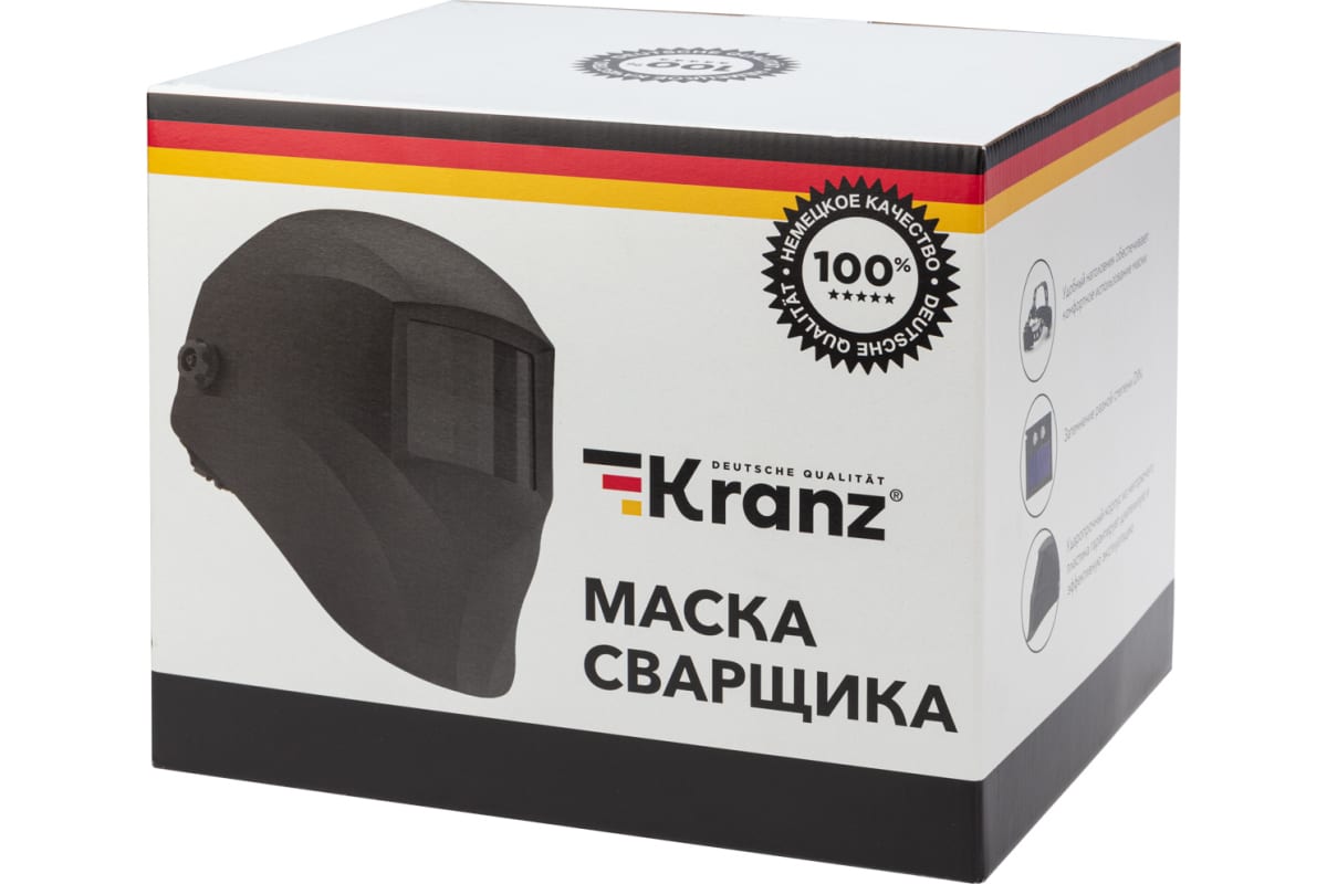 Маска сварщика с автоматическим светофильтром Хамелеон АСФ 400 Kranz KR-16-0796
