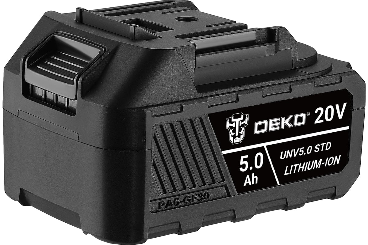 Аккумулятор Deko UNV5.0 STD, Li-ion, 20В, 5.0Аxч 063-4495