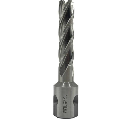 Сверло корончатое TORNERI 12х50 мм, HSS, Universal / Weldon 19 Т023624