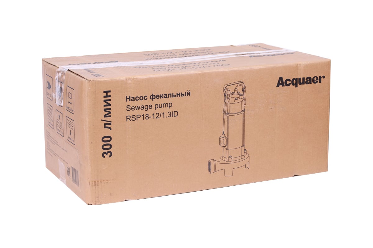 Фекальный насос Acquaer RSP18-12/1.3ID 7.5.8