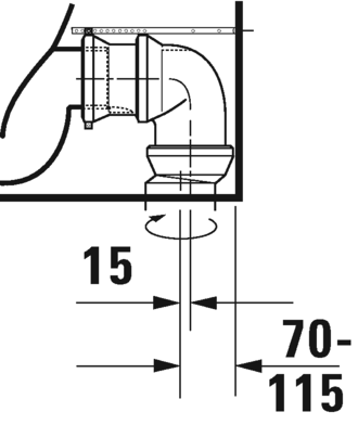 Чаша для унитаза Duravit D-Neo 200209 безободковая