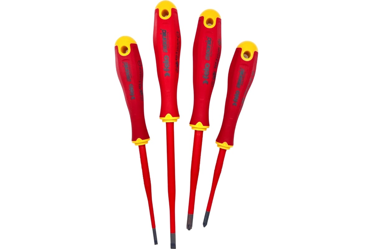 Набор диэлектрических отверток Felo Ergonic E-SLIM SL/Z, 4 шт. 41784198