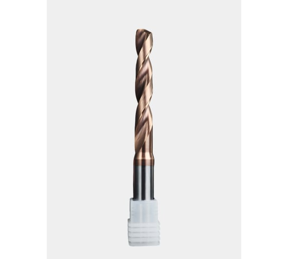 Сверло твердосплавное ц/х РОСИНСТРУМЕНТ 10.2x12x71x118 5D без подачи СОЖ TiSiN 51021271118