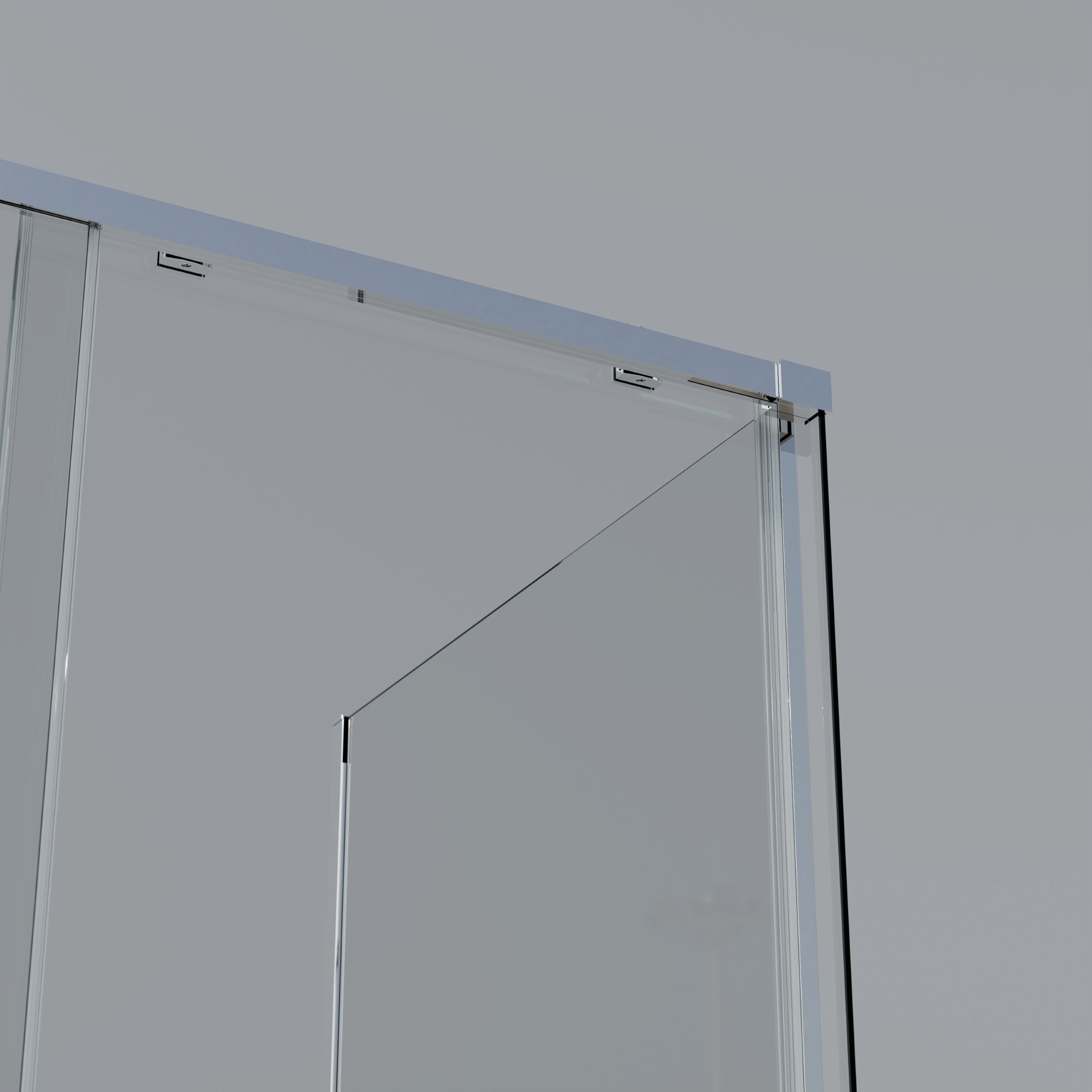 Душевой уголок Vincea Soft 2 VSR-3SO29010CL 100x90 хром, прозрачное