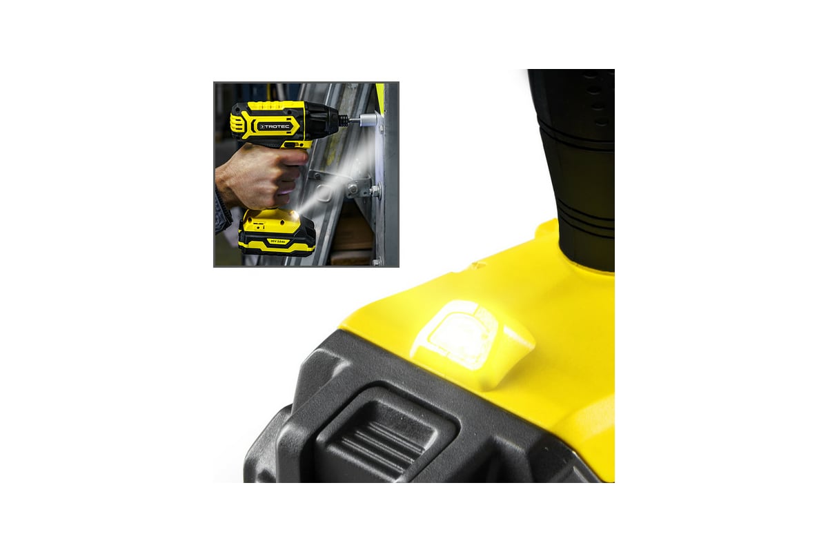 Аккумуляторный ударный гайковерт Trotec PIDS 10-20V 4410000601