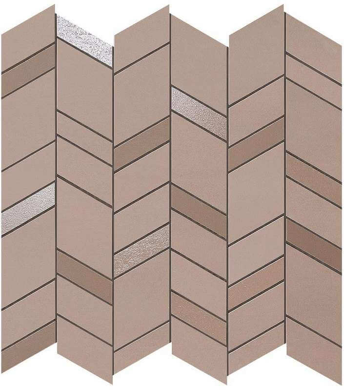 Мозаика Atlas Concorde Mek Rose Mosaico Chevron Wall 30,5x30,5 см, 9MCR