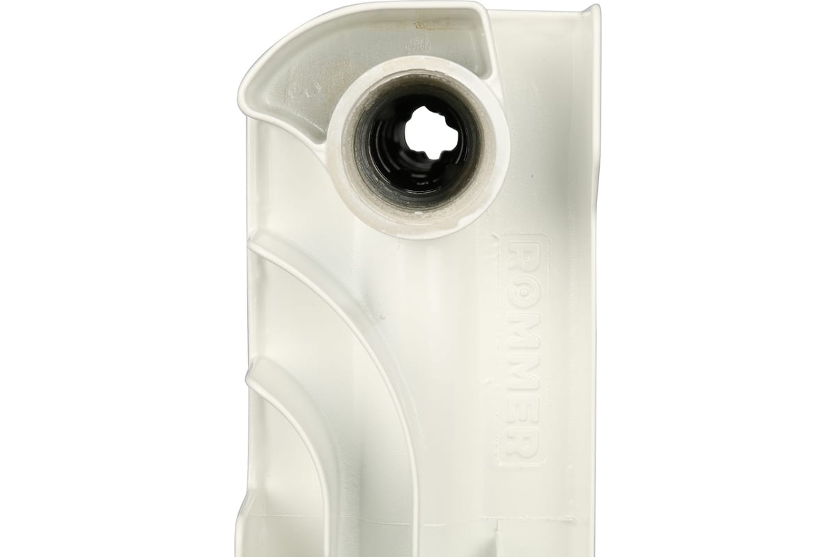 Алюминиевый радиатор Rommer Profi 500 AL500-80-80-100 8 секций RAL9016 82484