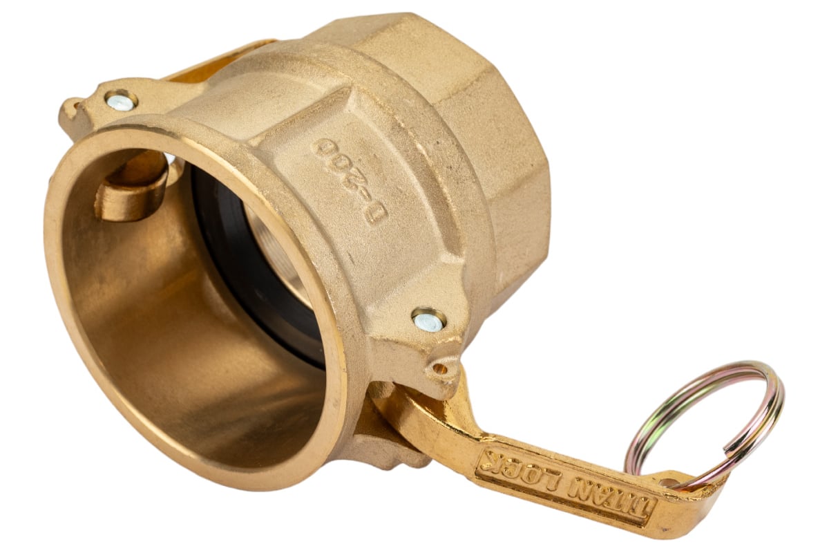 Камлок типа D (розетка; внутренняя резьба BSP; 50 мм-2"; латунь) TITAN LOCK TL200DBR