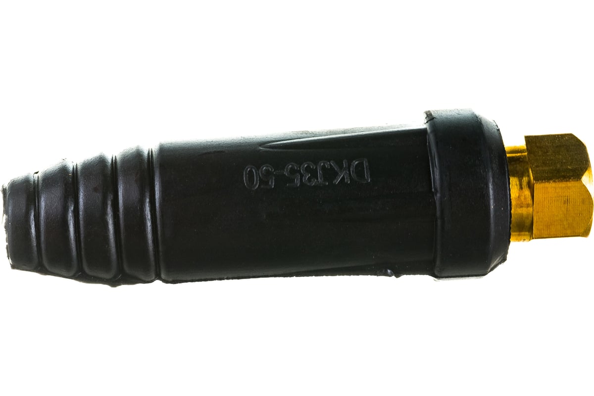 Вилка (2 шт; Dx50) для сварочного кабеля Elitech 0606.014900