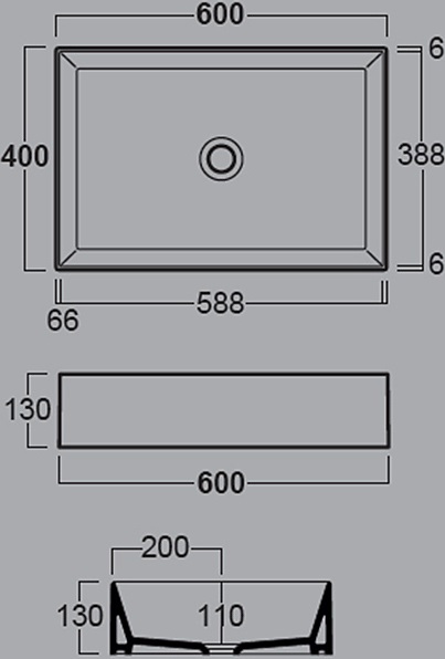 Раковина Simas Agile AG60 bi*0 60 см