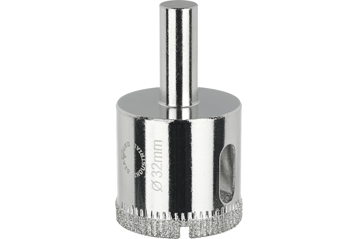 Коронка алмазная по керамике, плитке и стеклу 32 мм Diamond Industrial DIDCBC032