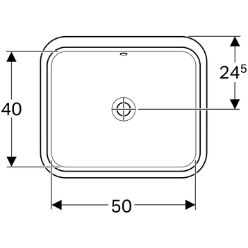 Раковина Geberit VariForm 58 см 500.764.01.2