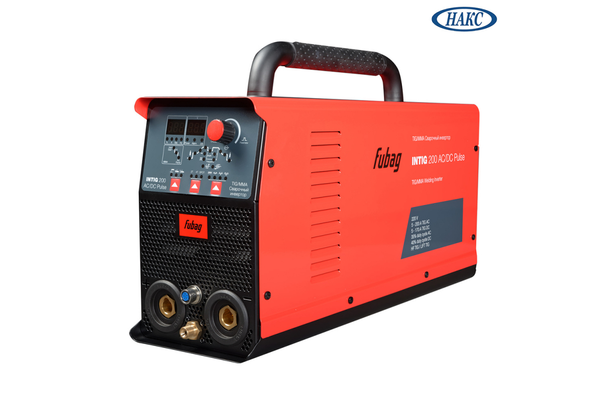 Сварочный инвертор Fubag INTIG 200 AC/DC PULSE, горелка FB TIG 26 5P 4m, 38459 , НАКС, 31412.1Н