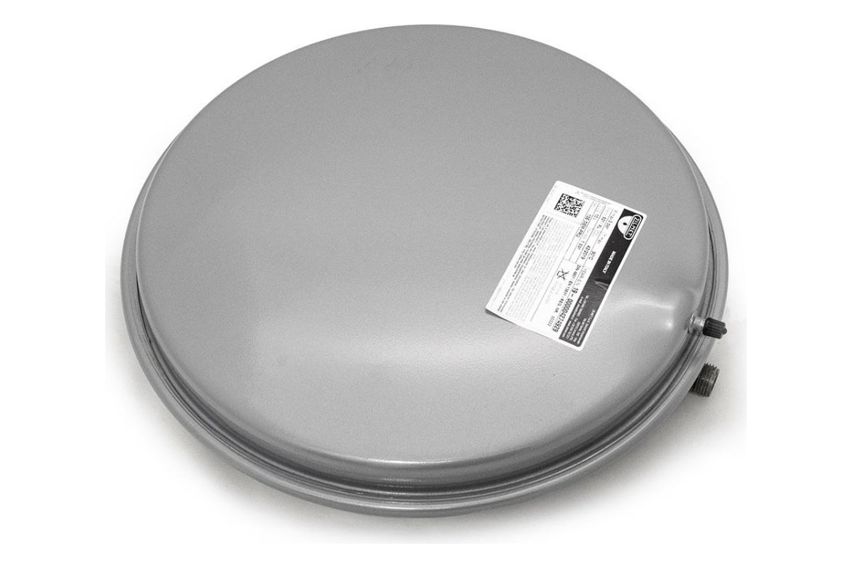 Расширительная емкость Zilmet OEM-PRO 10 л, d=389 мм, h=92 мм, 3 Бара, 1/2", -10 +99C, 0 гр. GO MT, (Италия) 13E6001003