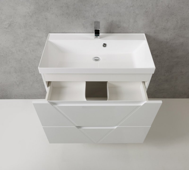 Мебель для ванной BelBagno Vittoria 90 см Bianco Lucido (пленка)